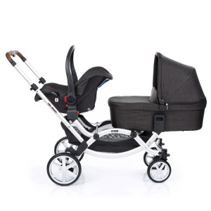 Прогулочная коляска для двойни ABC Design ZOOM с аксессуарами